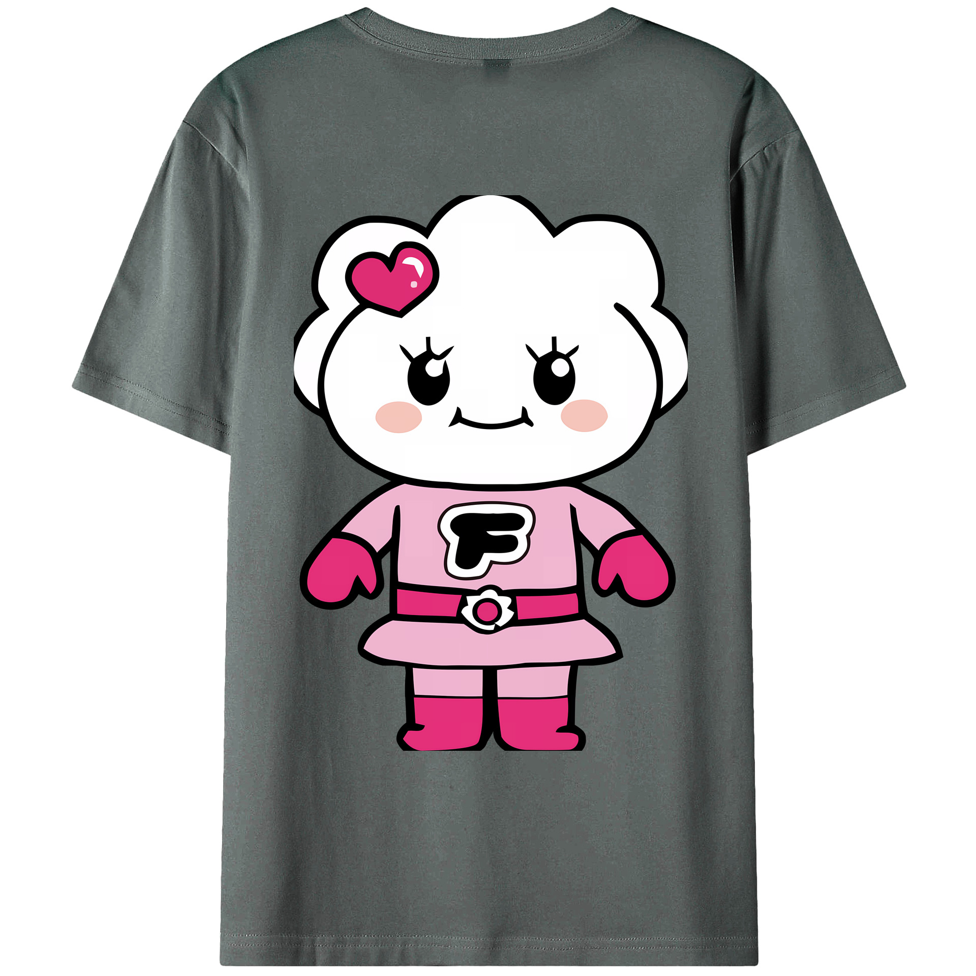 （画像用） アンパンマン Anpanman 綿100％ メンズ半袖Tシャツ（バックプリント） 通気性